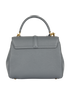 Small 16 Bag, &pound;1,900, Handbags, Grey, Leather, Back view